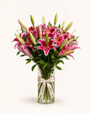 Blush Lily Vase