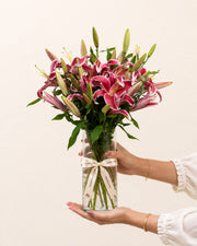 Blush Lily Vase