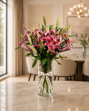 Blush Lily Vase